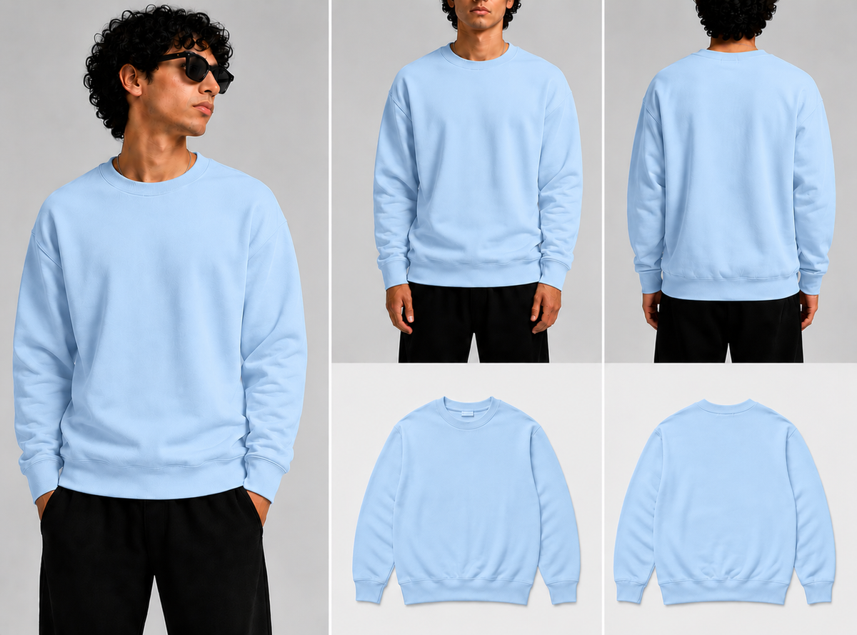 Plain Unisex Sweatshirt