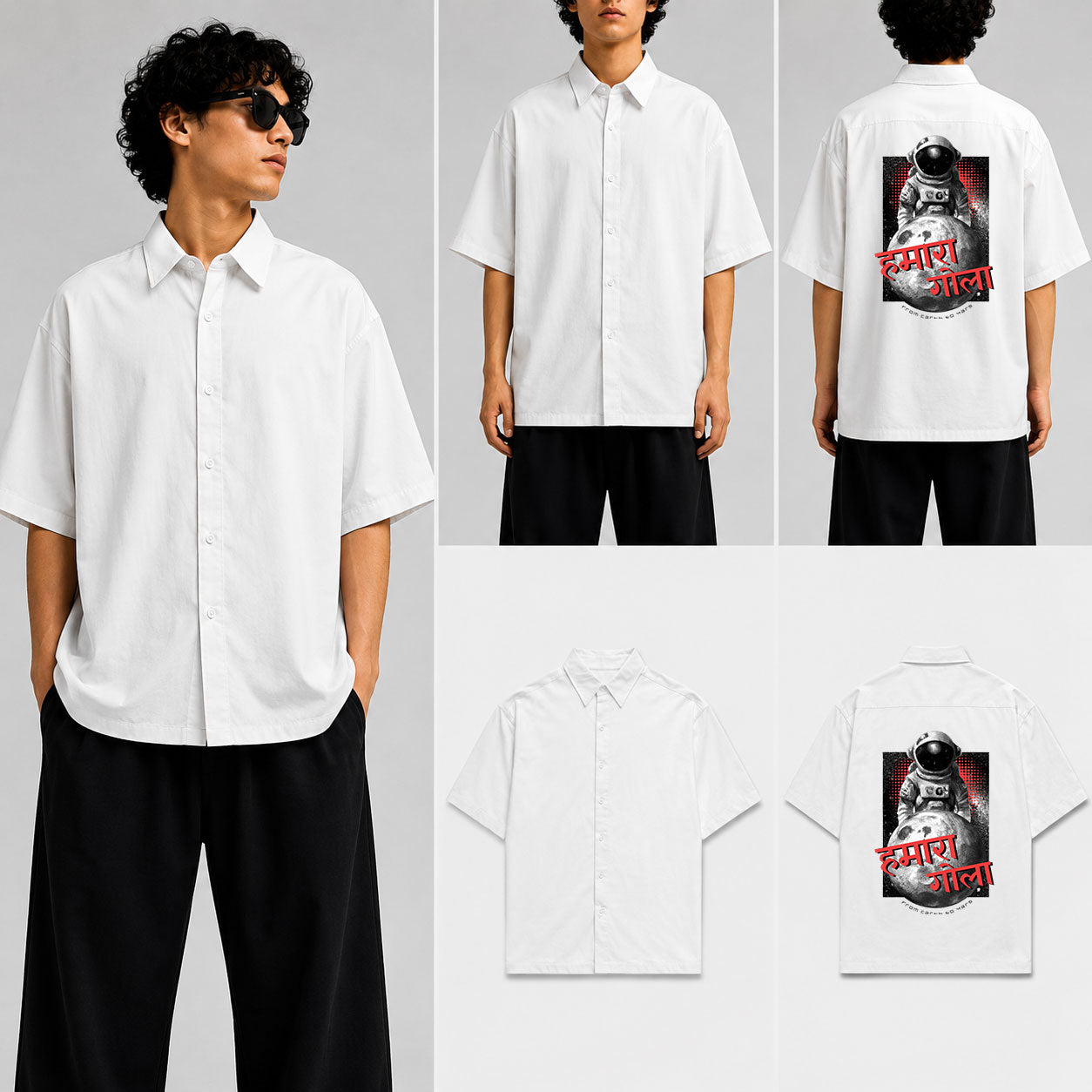 HAMARA GOLA Unisex Oversized Shirt for man & women