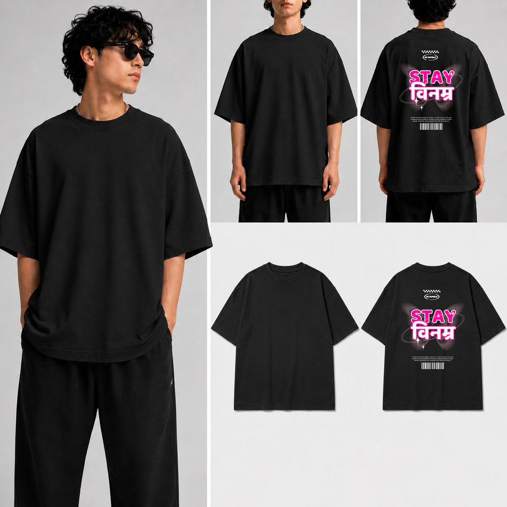 stay binamra Unisex Oversized Standard T-Shirt for man & women