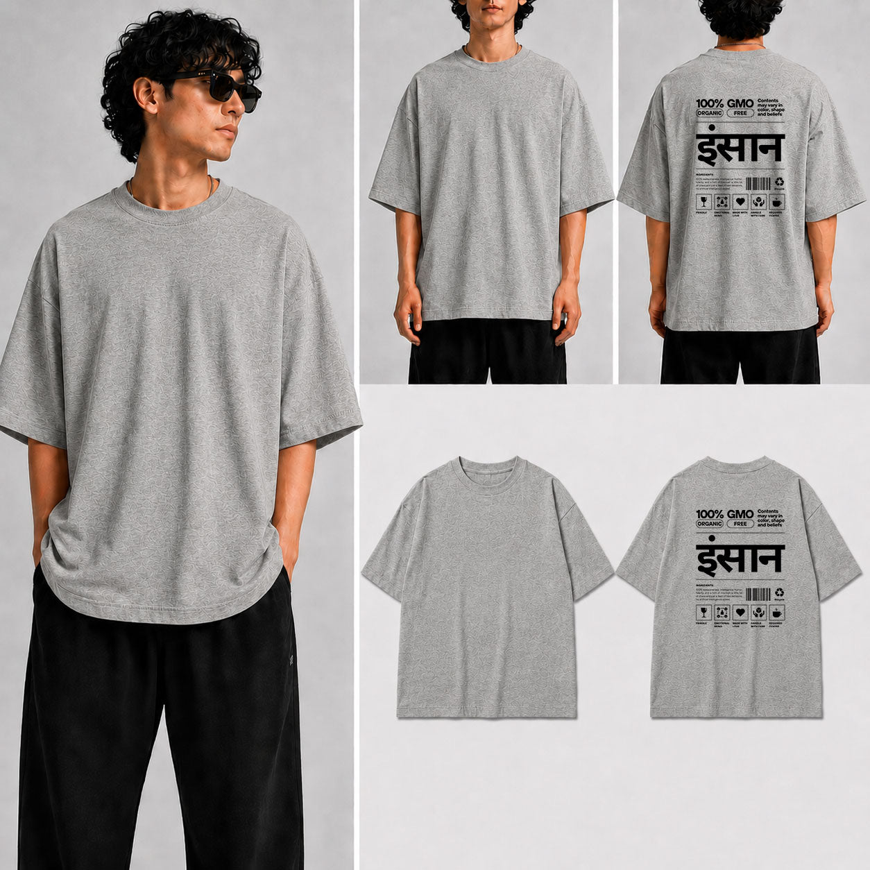 Insaan  Unisex Oversized Standard T-Shirt for man & women