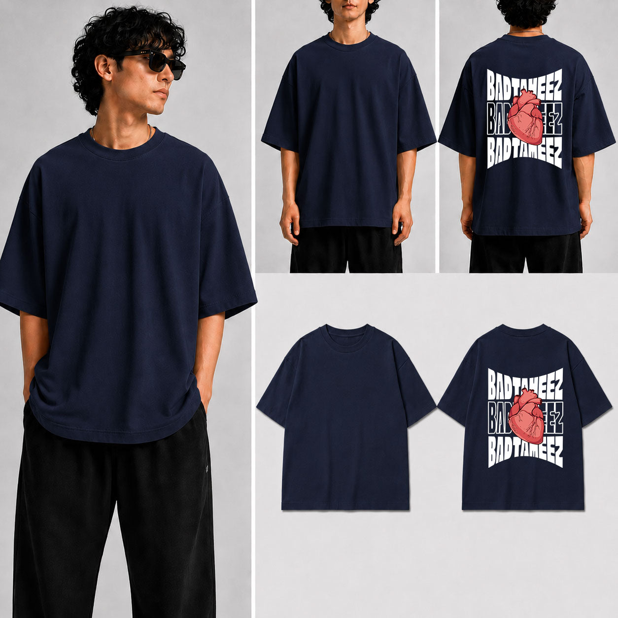 Badtameez Dil Unisex Oversized Standard T-Shirt for man & women