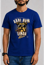 Abhi Hum Zinda Hain Male Round Neck Half Sleeve T-Shirt