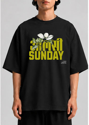 ALSHI SUNDAY Unisex Oversized Standard T-Shirt for man & women