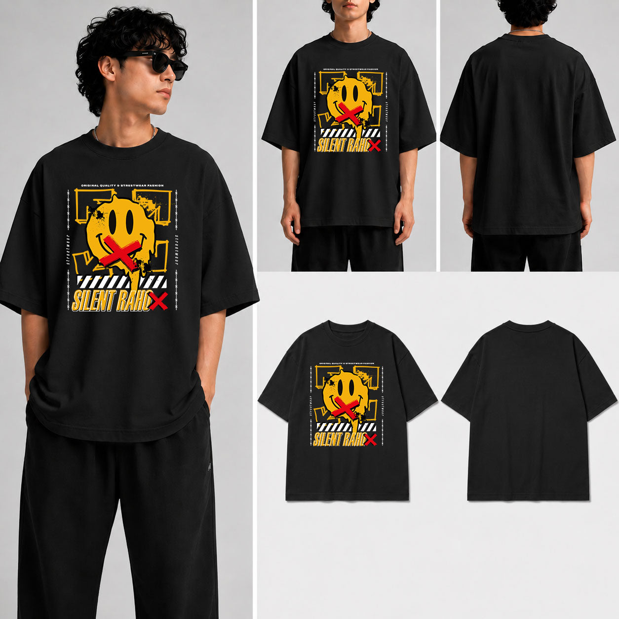Silent Raho Unisex Oversized Standard T-Shirt for man & women