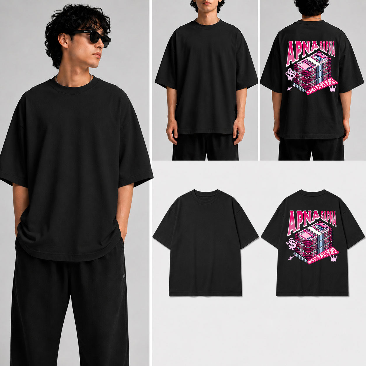Apna Sapna Unisex Oversized Standard T-Shirt for man & women
