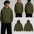 Plain Olive green Unisex Hoodie for man & women