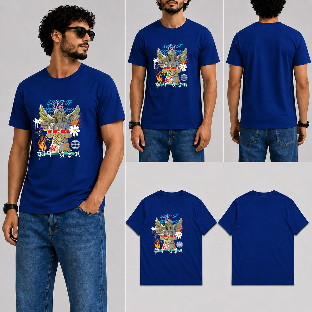 Sure of Ever Thin Male Round Neck Half Sleeve T-Shirt