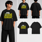 ALSHI SUNDAY Unisex Oversized Standard T-Shirt for man & women