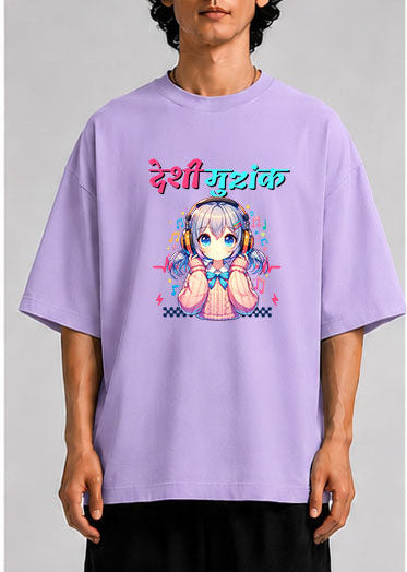 DESHI MUZIK Unisex Oversized Standard T-Shirt for man & women
