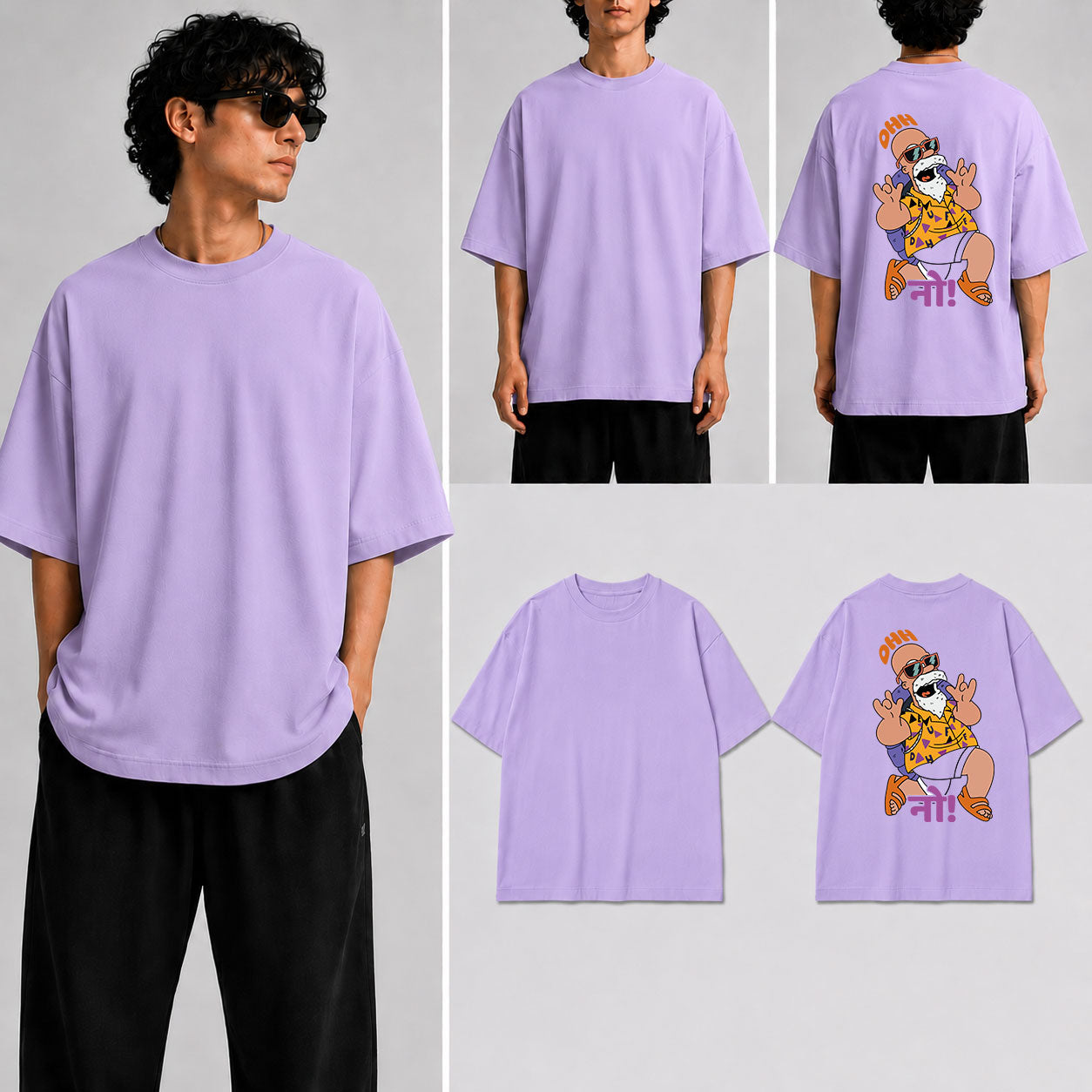 Ohh नो! Unisex Oversized Standard T-Shirt for man & women