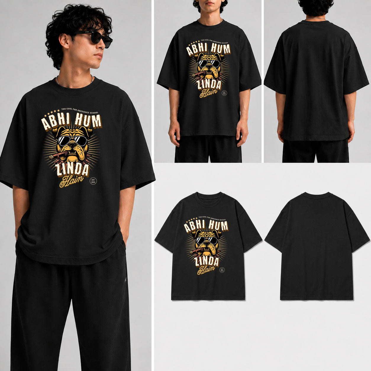 Abhi Hum Zinda Hain Unisex Oversized Standard T-Shirt for man & women