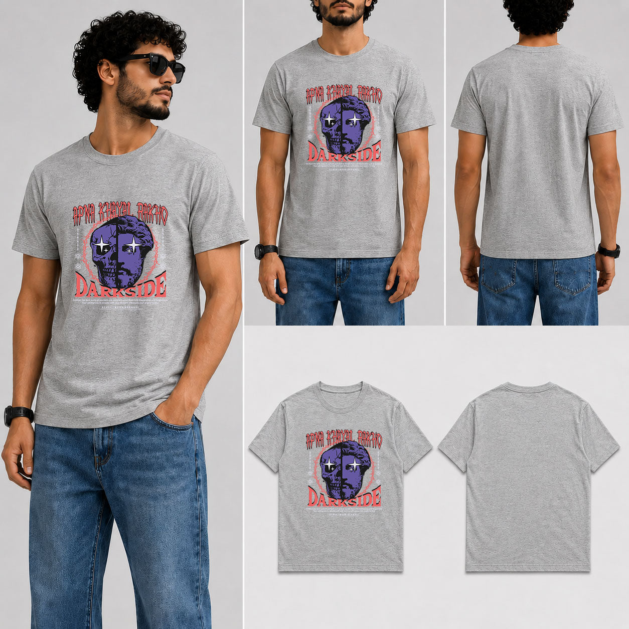 Apna Khayal Rakho Male Round Neck Half Sleeve T-Shirt