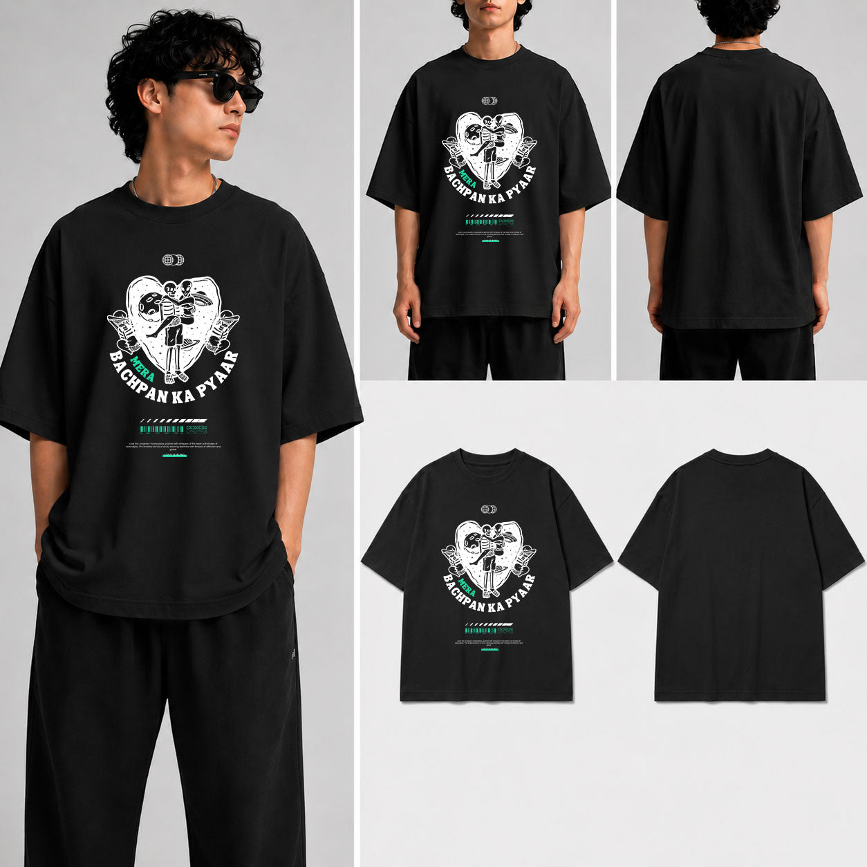Bachpan Ka Pyar Unisex Oversized Standard T-Shirt for man & women