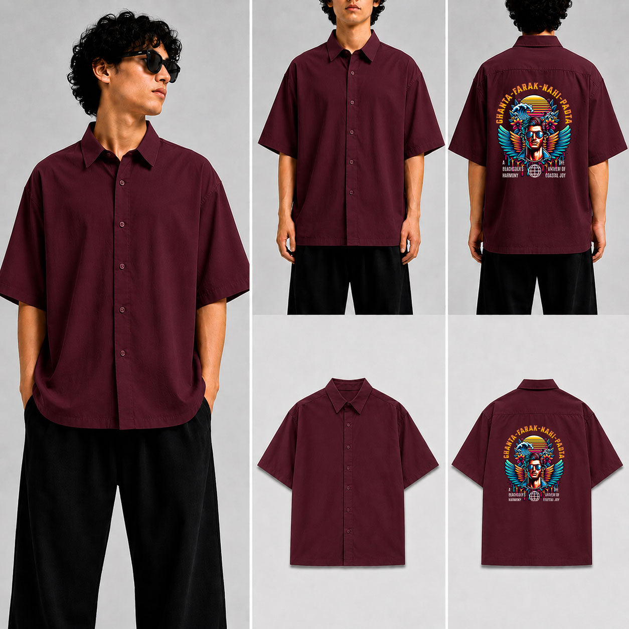 GHANTA FARAK NAHI PADTA Unisex Oversized Shirt for man & women
