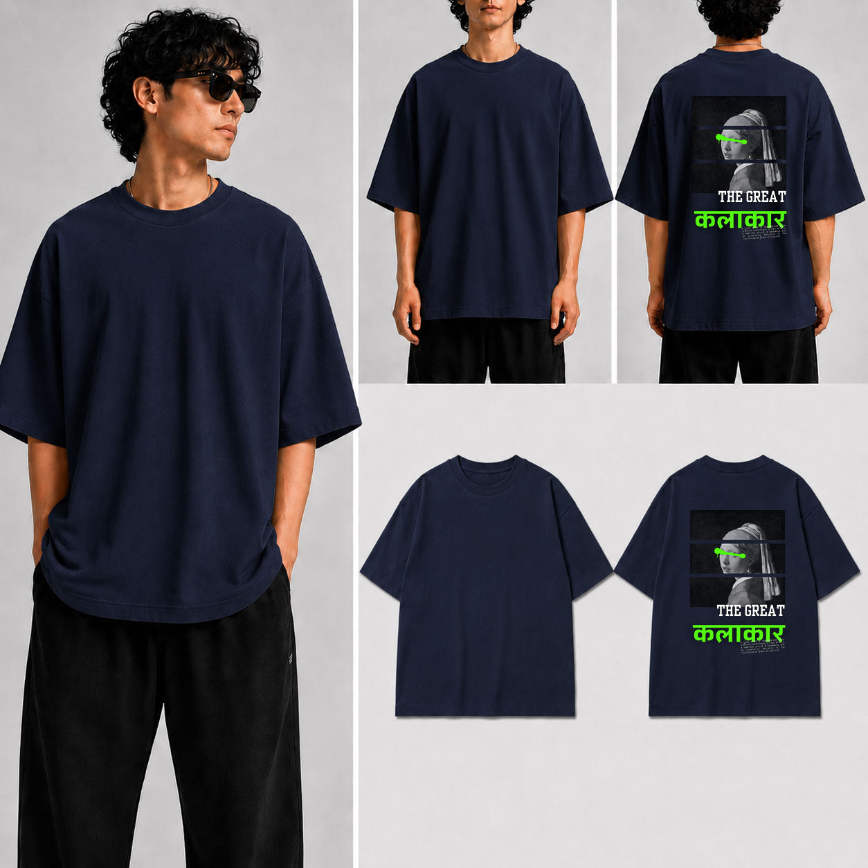 The Great Kalakaar Unisex Oversized Standard T-Shirt for man & women