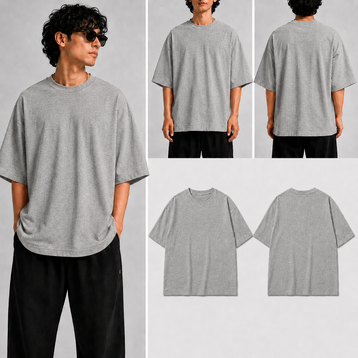 Plain Lavender Unisex Oversized Standard T-Shirt for man & women