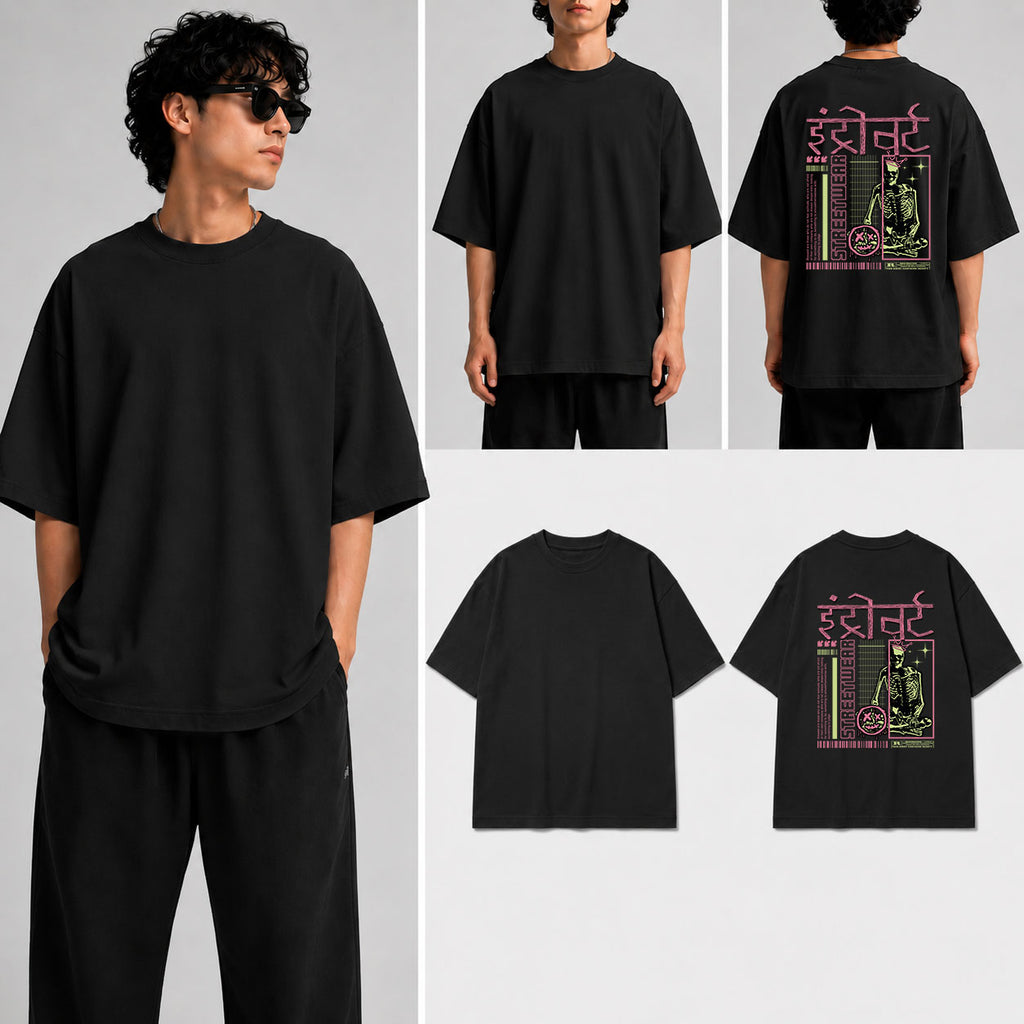 इंट्रोवर्ट Unisex Oversized Standard T-Shirt for man & women