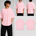 Plain Light baby Pink Unisex Oversized Standard T-Shirt for man & women