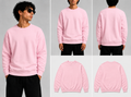 Plain Light Baby Pink Unisex Sweatshirts for man & women