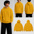 Plain Mustard Yellow Unisex Hoodie for man & women