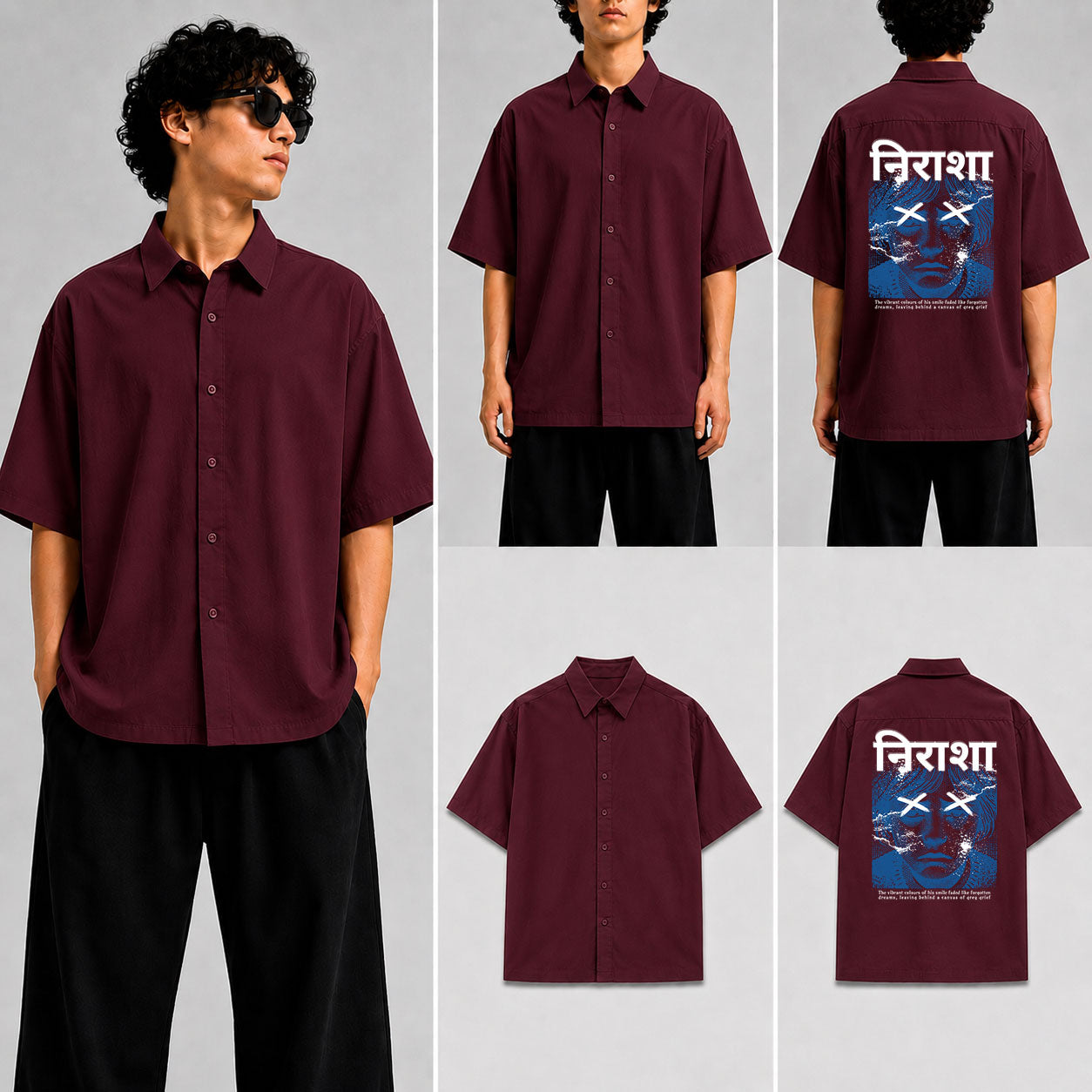 Nirasha Unisex Oversized Shirt for man & women