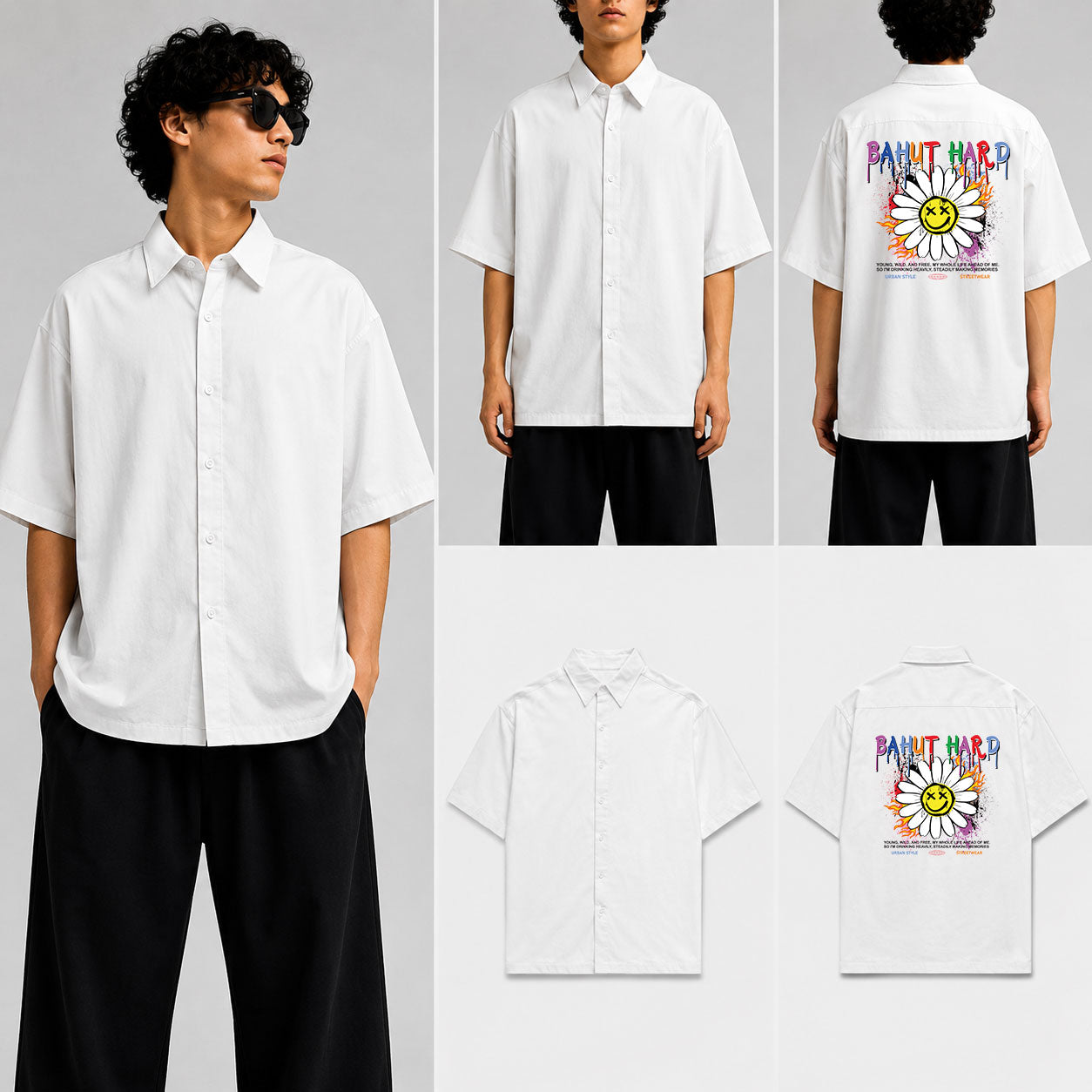 Bahut Hard Unisex Oversized Shirt for man & women