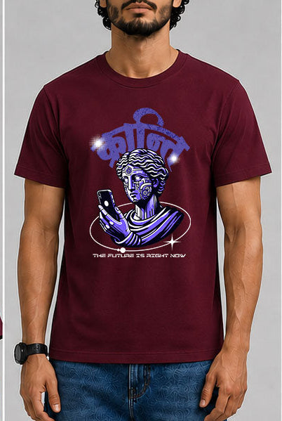 Kranti Male Round Neck Half Sleeve T-Shirt