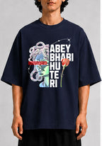 ABEY BHABI HU TERI Unisex Oversized Standard T-Shirt for man & women