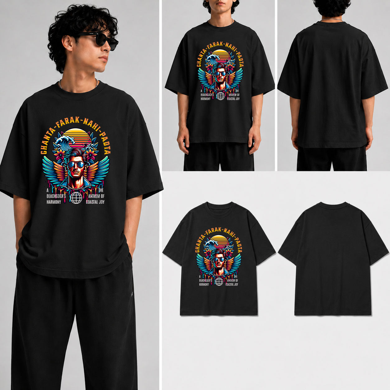 GHANTA FARAK NAHI PADTA Unisex Oversized Standard T-Shirt for man & women