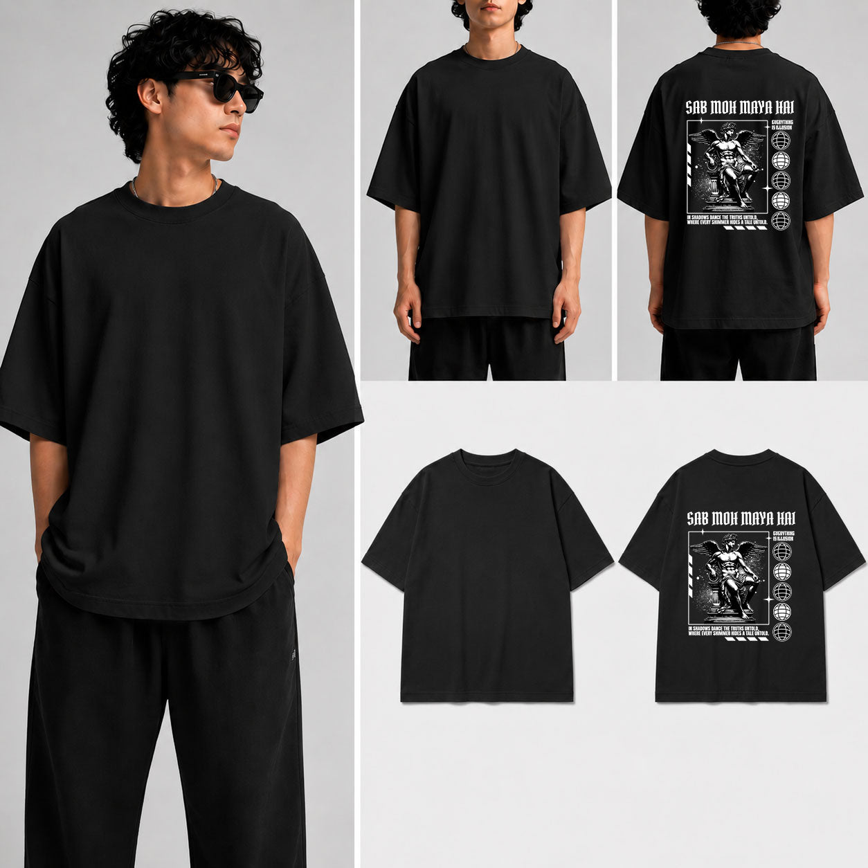 Sab Moh Maya Hai Unisex Oversized Standard T-Shirt for man & women