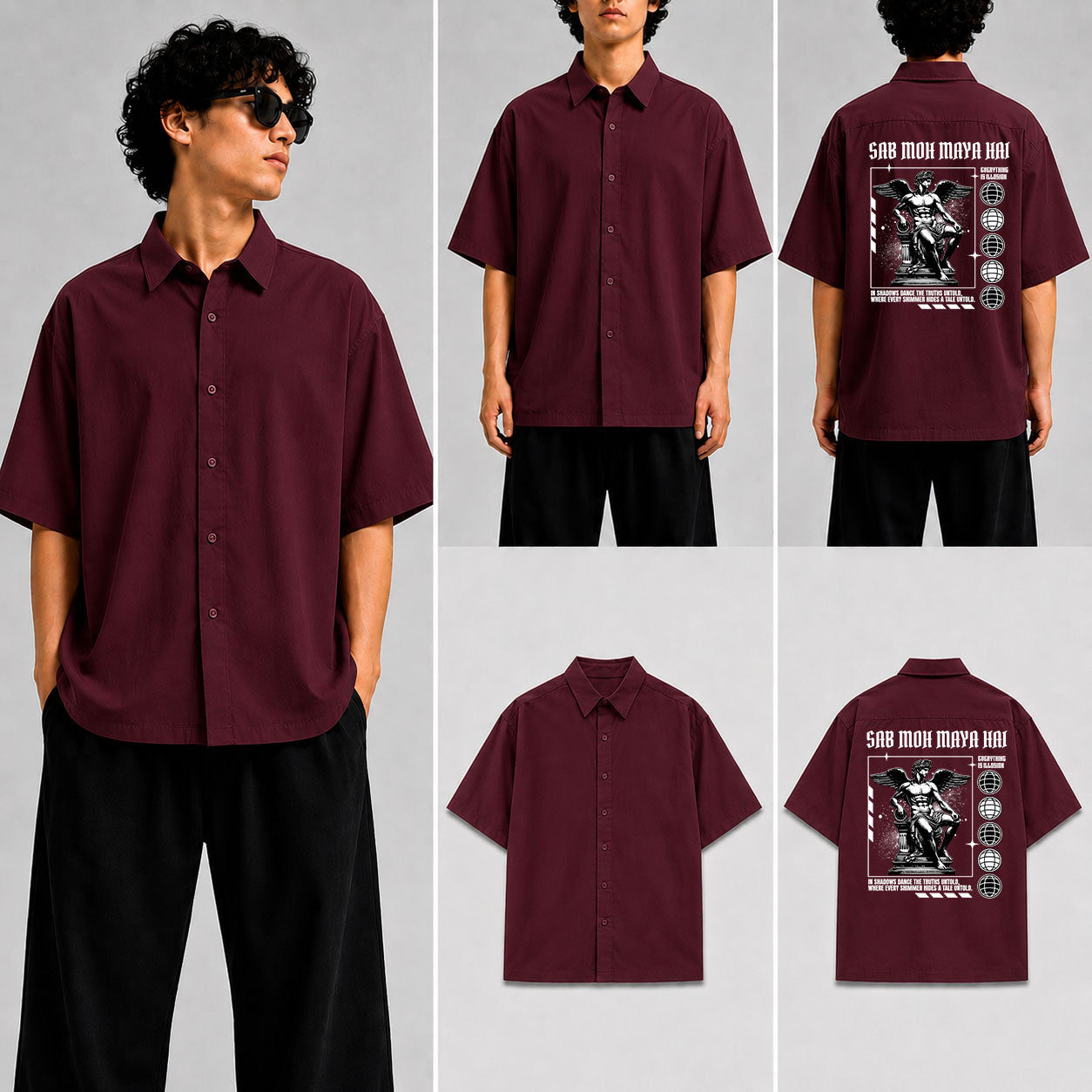 Sab Moh Maya Hai Unisex Oversized Shirt for man & women
