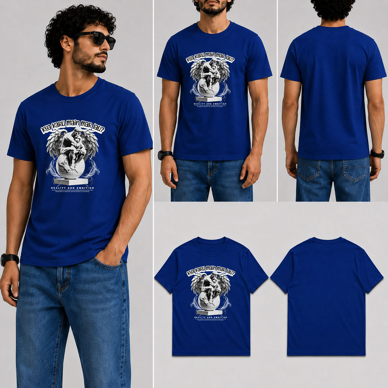 meri koi feelings nahi hai  Male Round Neck Half Sleeve T-Shirt