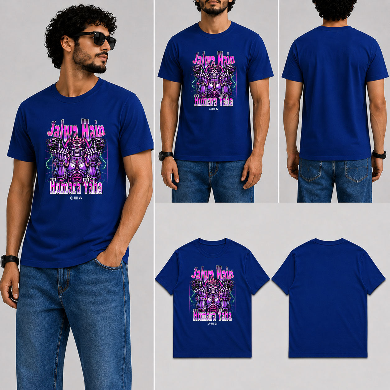 Jalwa Hain Humara Male Round Neck Half Sleeve T-Shirt