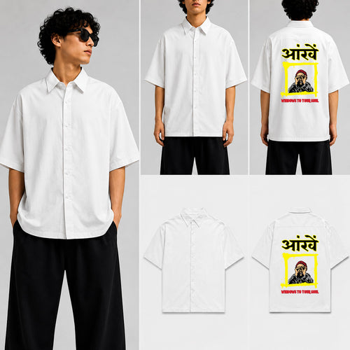 Aankhen Unisex Oversized Shirt for man & women