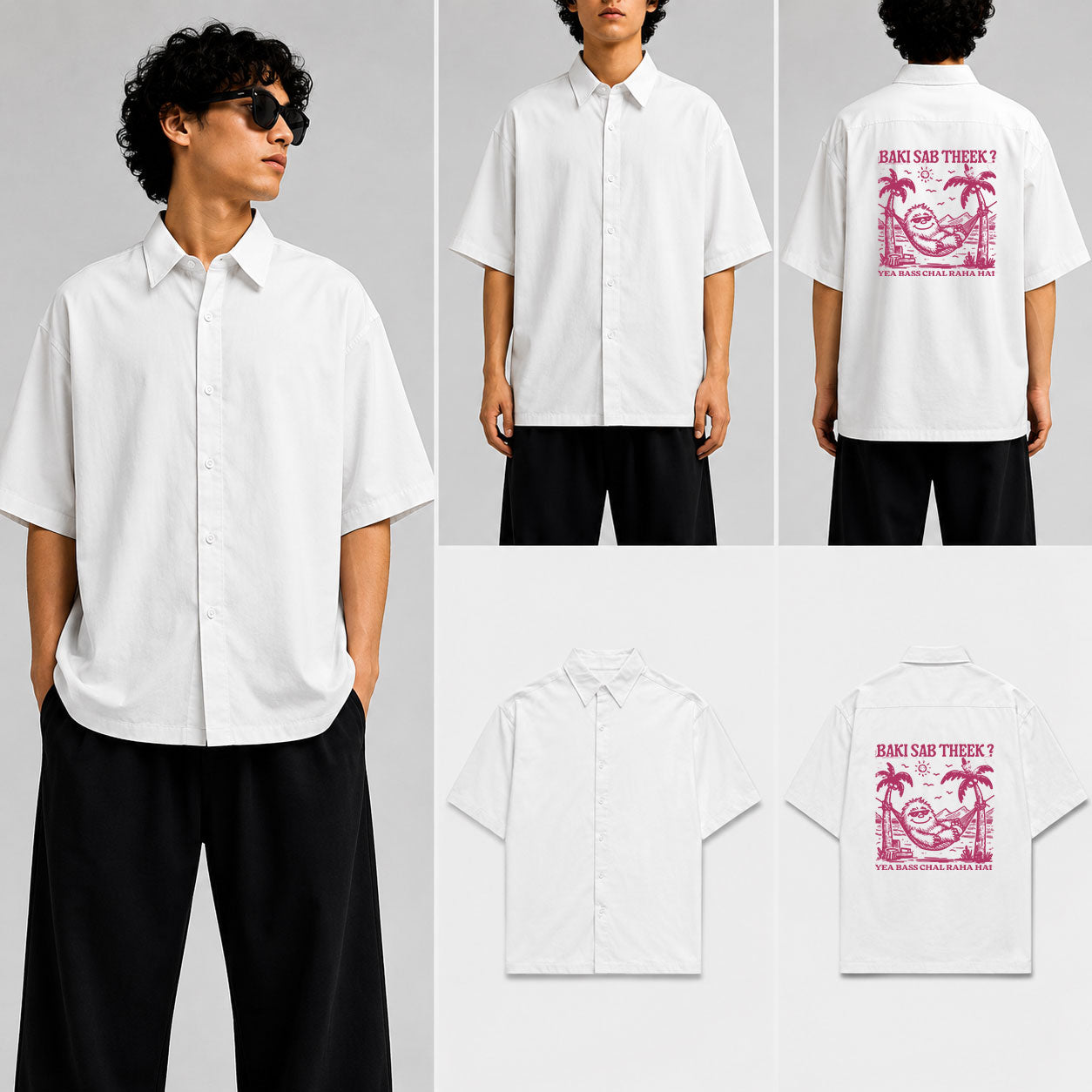 BAKI SAB THEEK Unisex Oversized Shirt for man & women