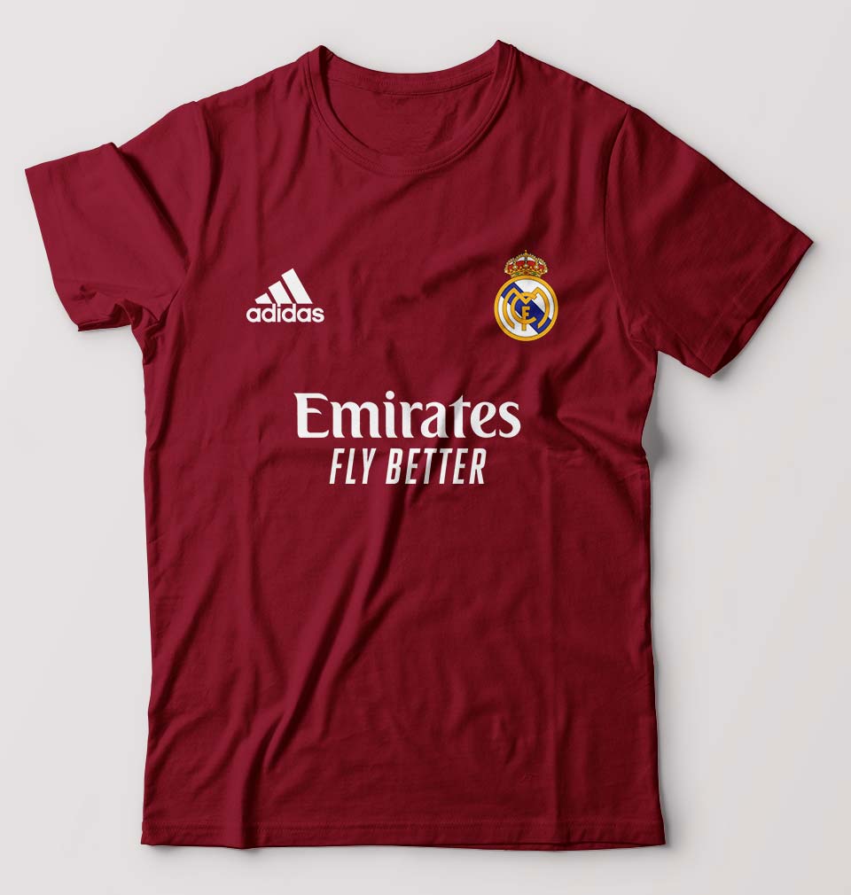 Real Madrid 2021-22 Male Round Neck Half Sleeve T-Shirt