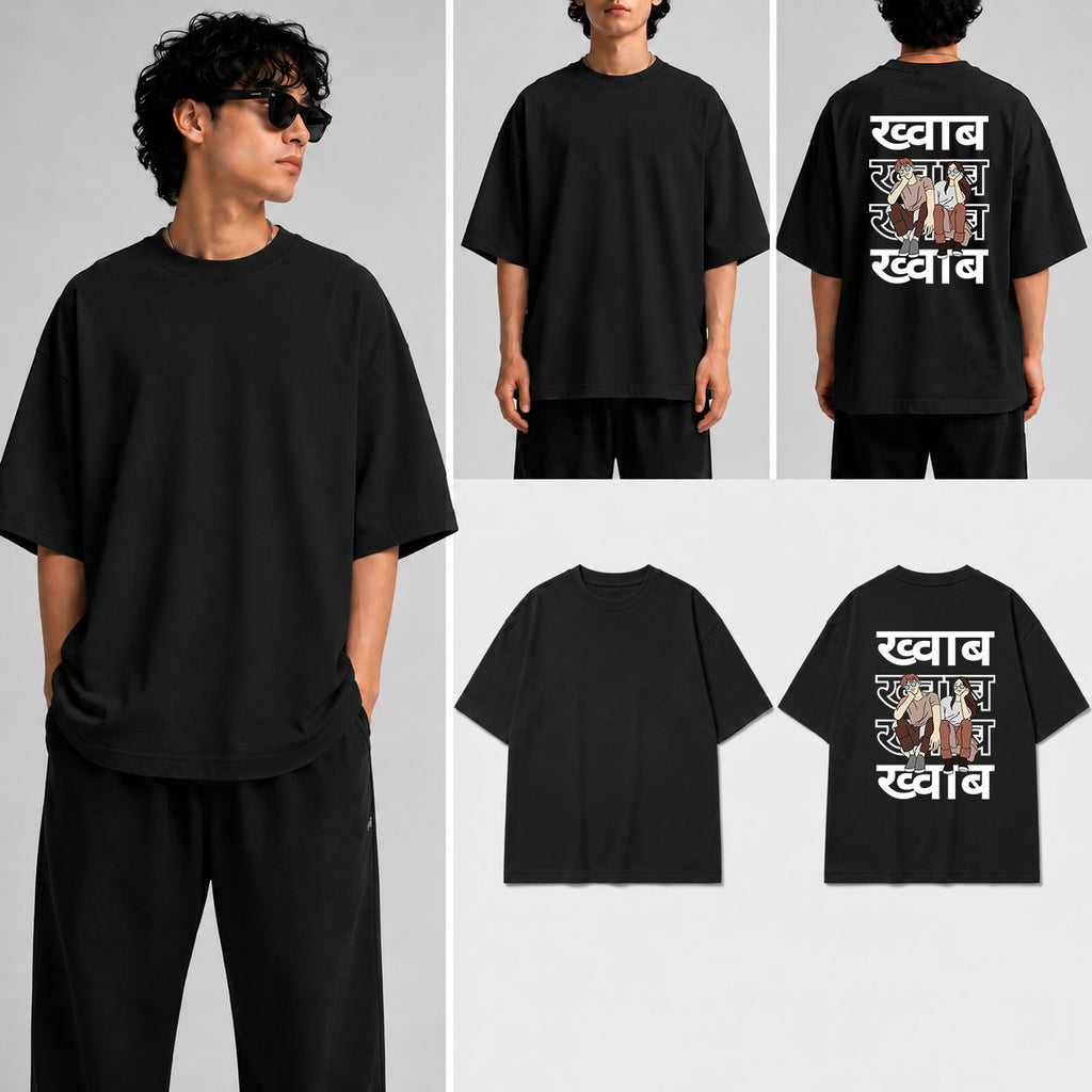 Khwaab Unisex Oversized Standard T-Shirt for man & women