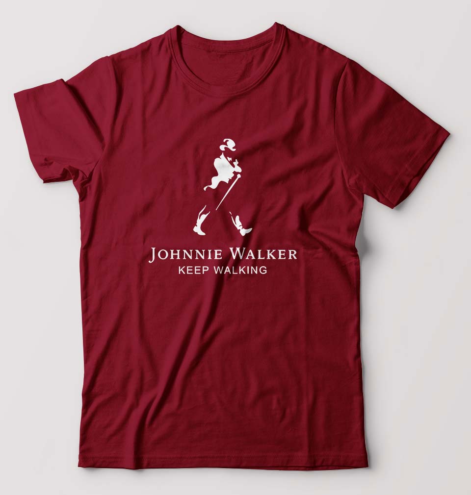 Johnnie Walker Male Round Neck Half Sleeve T-Shirt