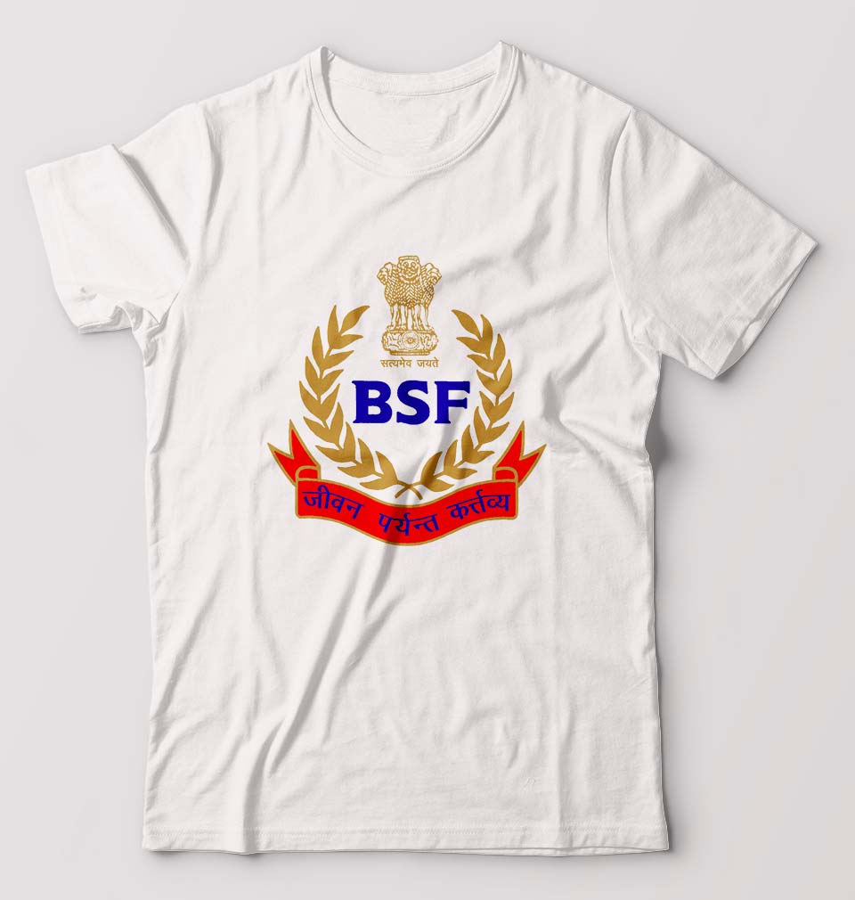BSF Army Male Round Neck Half Sleeve T-Shirt