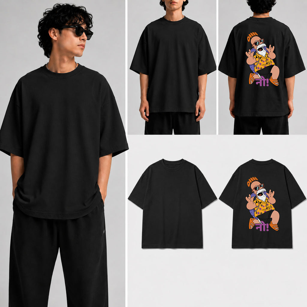 Ohh नो! Unisex Oversized Standard T-Shirt for man & women