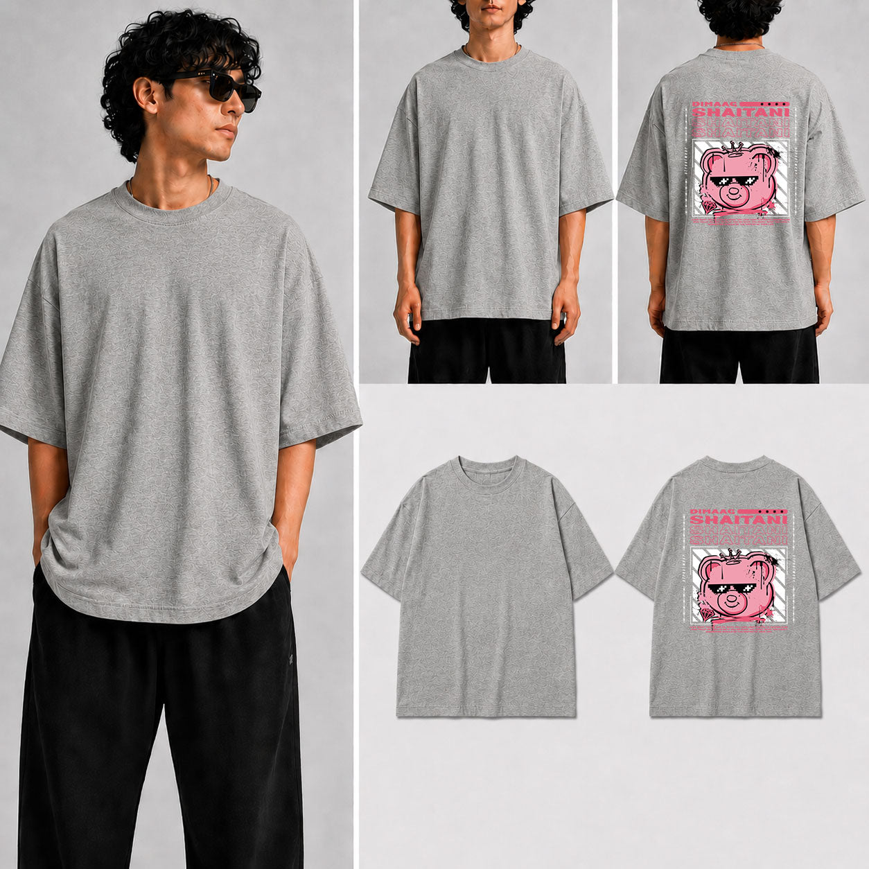 Dimaag Shaitani Unisex Oversized Standard T-Shirt for man & women