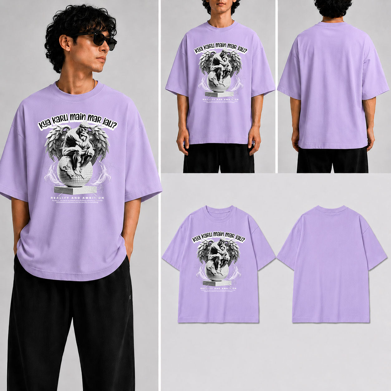 meri koi feelings nahi hai  Unisex Oversized Standard T-Shirt for man & women