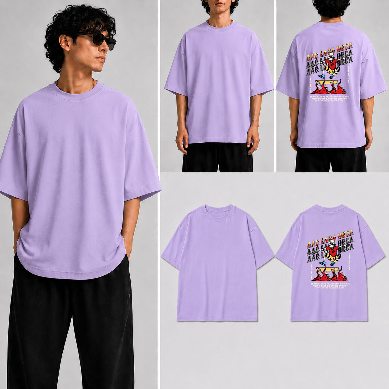 Aag Laga Dega Unisex Oversized Standard T-Shirt for man & women