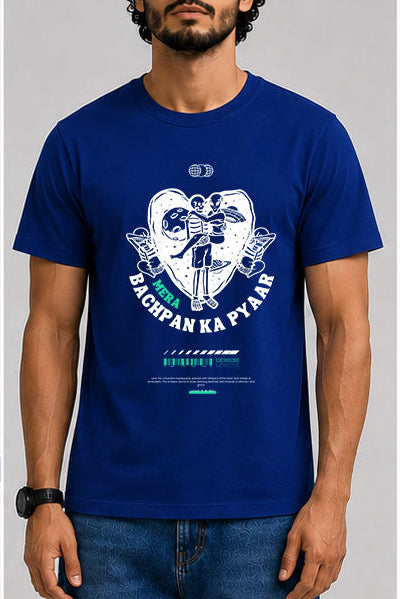 Bachpan Ka Pyar Male Round Neck Half Sleeve T-Shirt