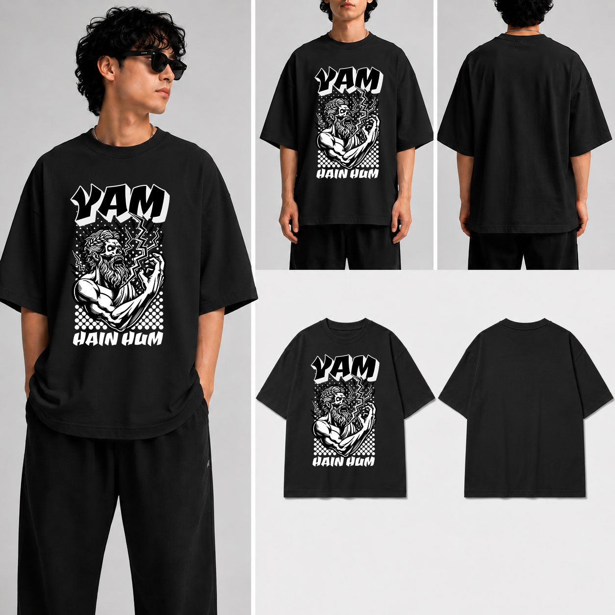 YAM HAIN HUM  Unisex Oversized Standard T-Shirt for man & women