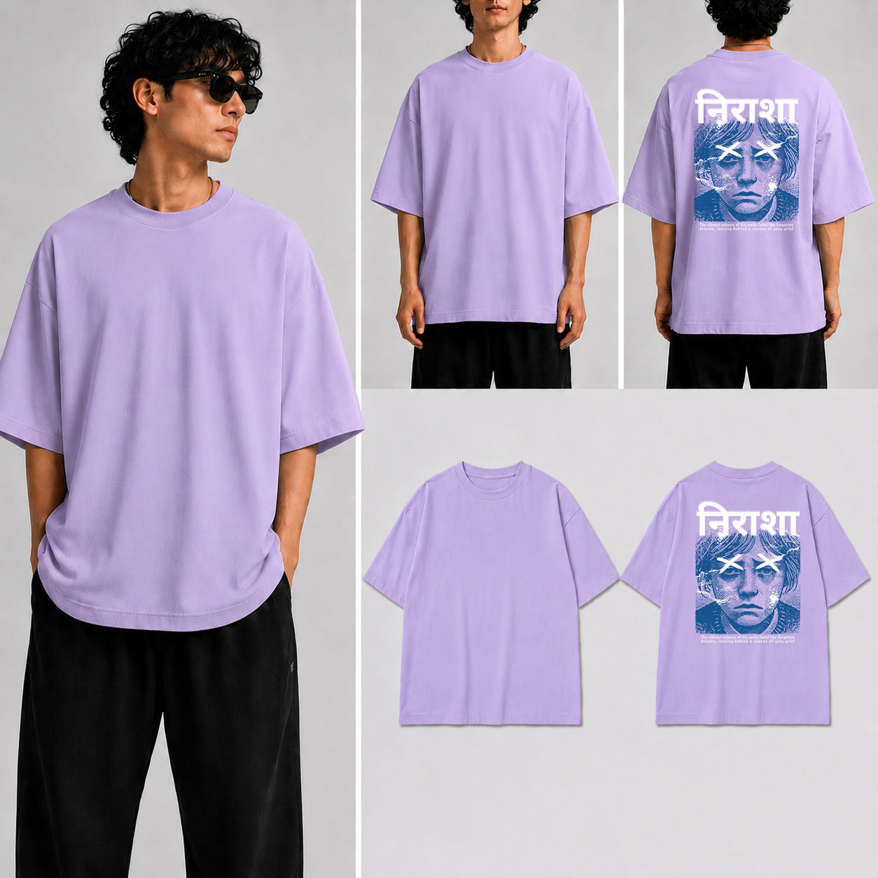 Nirasha  Unisex Oversized Standard T-Shirt for man & women