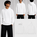 Plain White Unisex Hoodie for man & women