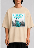 LIBERTY KA PUTLA Unisex Oversized Standard T-Shirt for man & women