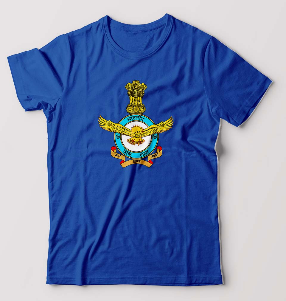 Indian Air Force Army Male Round Neck Half Sleeve T-Shirt