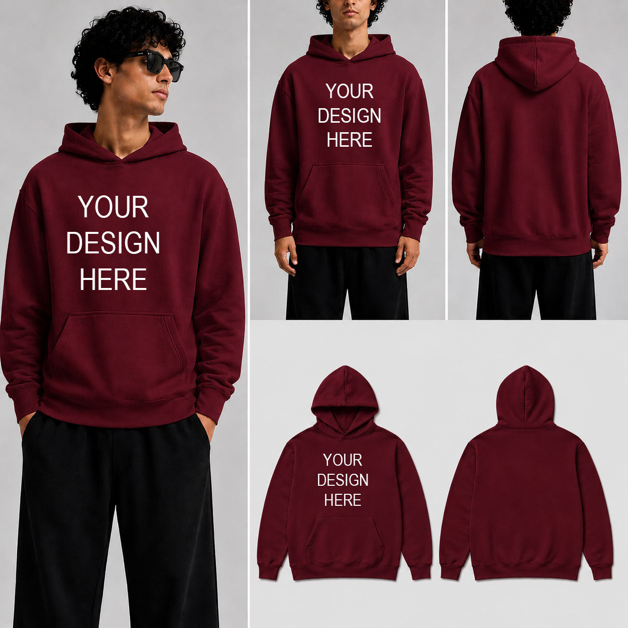 Customized Custom Personalized Unisex Hoodie for man & women